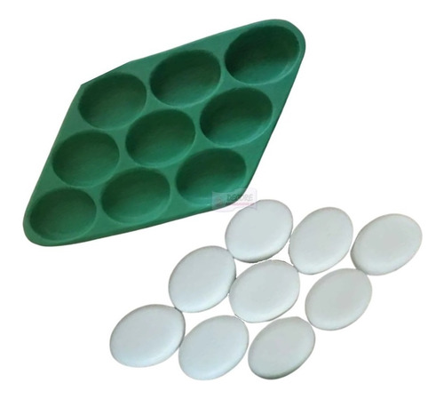 Molde Forma Silicone Mini Sabonete Oval 09 Cav Hotel Motel