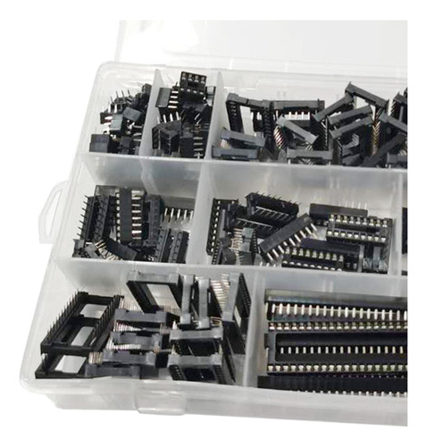 A 122pcs Row 2,54mm Pitch Ic Sockets Solder Type Adaptor