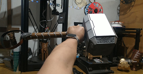 Mjolnir Martillo De Thor Escala 1:1 Impresion 3d