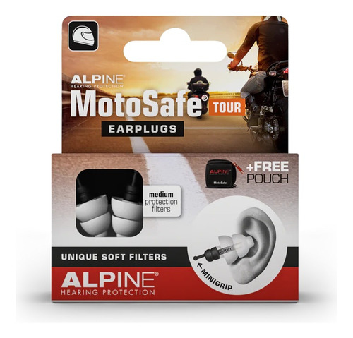 Tapones Oidos, Alpine Motosafe Tour, Motos Motocicletas