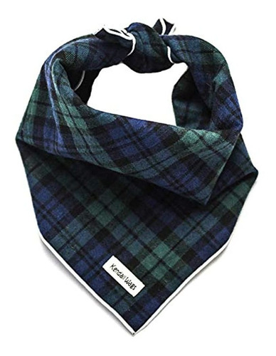 Pañuelo Para Perros A Cuadros De Tartan: Bufanda Para Perr