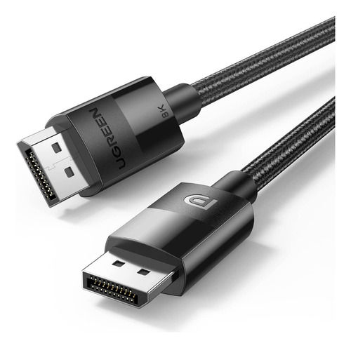 Cable Ugreen DisplayPort A DisplayPort DP 1.4 8k@60hz HDR 3D Nailon Trenzado 3m