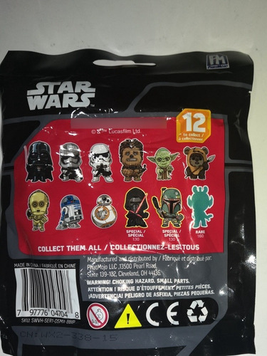Yoda Wicket Vader R2d2 C3po Chewy Bb8 Phasma Colgante Pares (Usado)