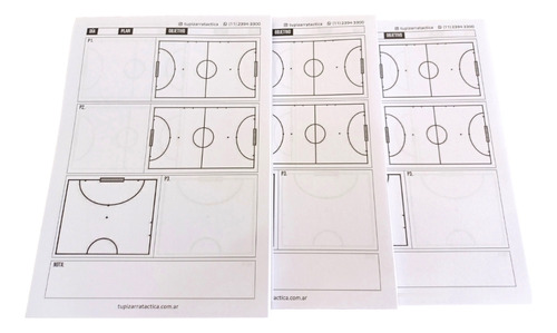 Futsal Anotadores Planners X 3 Unidades. 80 Páginas Cada Uno