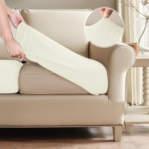 Funda De Cojín Elástica Para Sofá, Asiento, Caravana Blanc