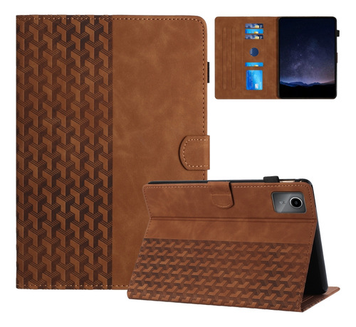 Funda De Piel Marrón Para Lenovo Tab M11/xiaoxin Pad 11 2024