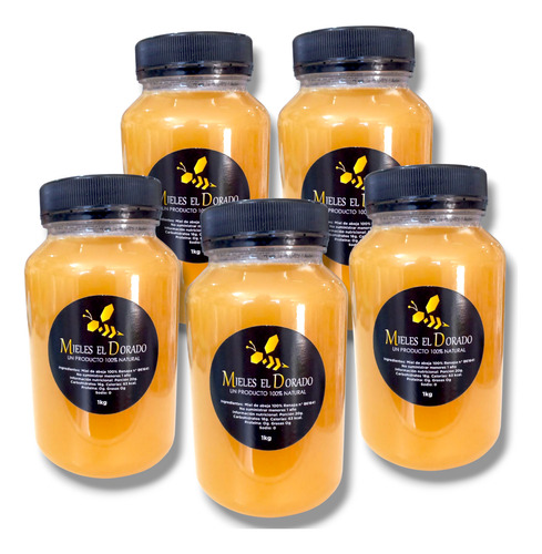 Miel 6 Kg Cremada Pura Multifloral Calidad De Exportación