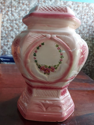 Base De Abajur Antigo, Robusto Em Porcelana, Sem A Cupula (Usado)