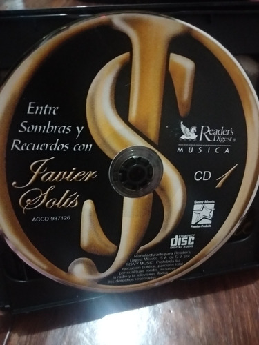 Javier Solis Entre Sombras Y Recuerdos 5 Cds Con Boxset (Usado)
