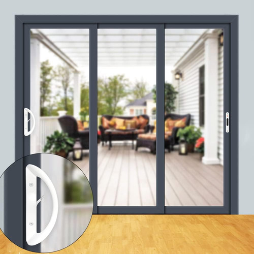 Juego De Manijas Para Puerta Corrediza De Patio, Juego De Ma