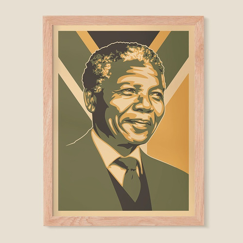 Cuadro Con Marco Nelson Mandela 02 - Frametastic!
