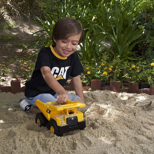 Camión Volquete Cat De Construcción De 10 Pulgadas Para Niño