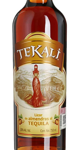Pack De 4 Licor De Almendras Tekali Al Tequila 750 Ml