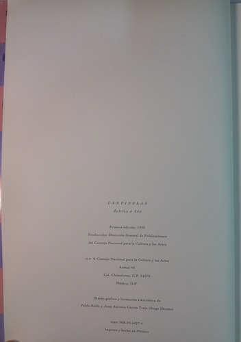 Cantinflas Águila O Sol, Libro 1a Ed. (Usado)