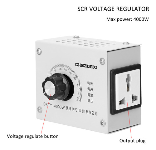 Regulador De Tensão Tensão Temperatura Dimmer Velocidade Var