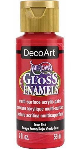 Decoart Americana Esmalte Brillante De La Pintura, De 2 Onza