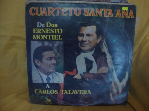 Vinilo Cuarteto Santa Ana Ernesto Montiel A Carlos Tal F3