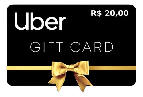 Cartão Presente Uber Digital - Rápido