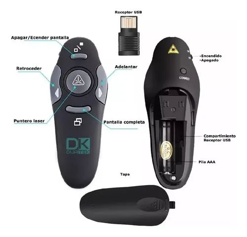 Presentador Puntero Laser Inalambrico Powerpoint Usb Pc Lapt