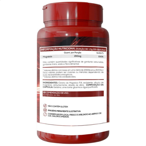 3 Potes Cloreto De Magnésio P.a. Puro Kit 180 Cáps - Quantum
