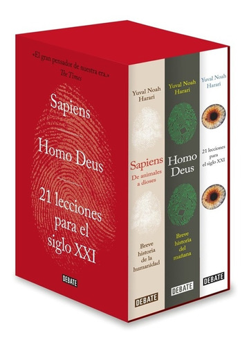 Estuche Harari. Sapiens - H Deus - 21 Lecciones 3  Tomos