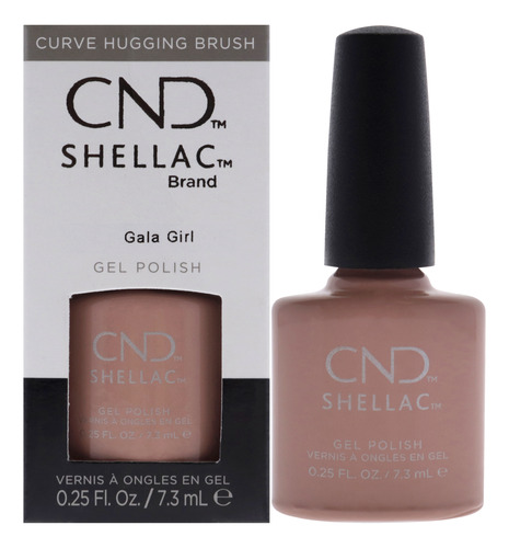 Pintura De Uñas Cnd Shellac Gala Girl 7 Ml Uv3 Technology