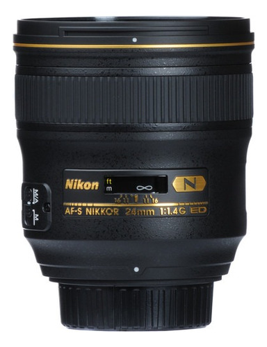 Objetiva Nikon 24mm 1.4g Ed Afs Nanocristal Nikon Preto
