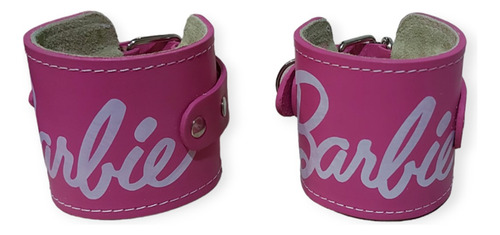 Grillete De Piel Zar Shop Color Rosa Unisex Para Gym