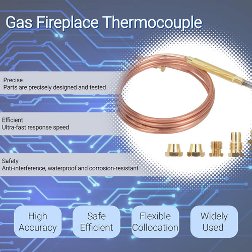 . Kit De Chimenea De Termopar Universal Para Estufa De Gas