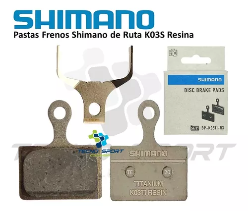 JUEGO DE PASTILLAS DE FRENO SHIMANO K05TI ORGANICAS XTR/DEORE XT /SLX/DURA-ACE/ULTEGRA/105/