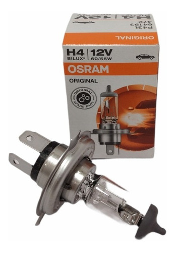 Lámpara H4 12v 60/55w P43t Para Auto Osram Bilux Alemanas