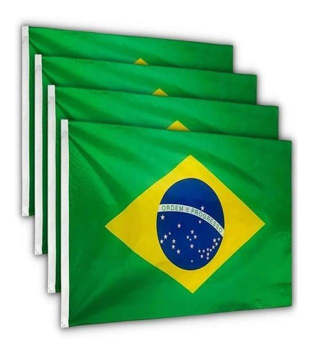 Bandeira Do Brasil Dupla Face Copa Do Mundo 1,50 X 0,90