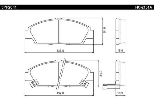 Pastilla De Freno Delantera Bendix Ssangyong Korando Family