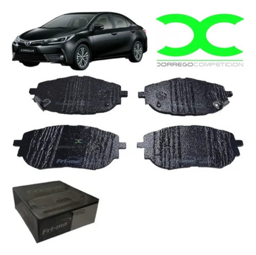 Kit Discos Pastillas De Freno Delantero Toyota Corolla 2016/