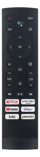 Control Remoto Voz Reemplazado Para Hisense 4k Android Smart