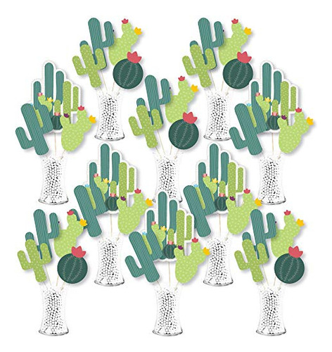 Prickly Cactus Party Fiesta Party Centerpiece Sticks Sh...