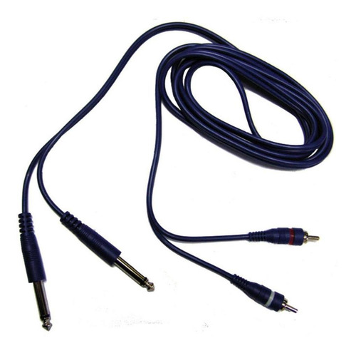 Cable 2 Rca X 2 Plug 6,5m 2m
