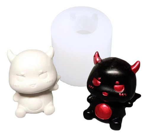 Aromatherapy Silicone Mould 3d Devil For Vampire Resin Casti