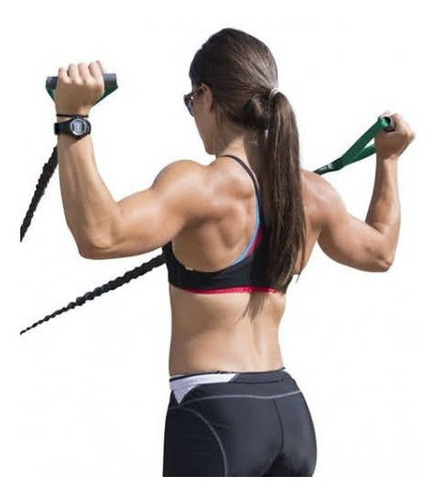 Imagen 2 de 3 de Set X 3 Bandas De Resistencia Duales Forradas 30,40 Y 50 Lbs