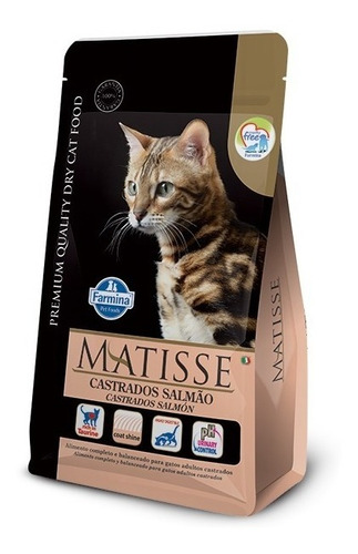 Farmina Matisse Gato Castrado Salmón 2 Kg Con Pouch O Ratón