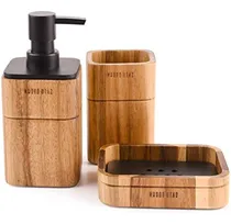 Comprar Juego De Accesorios De Baño Lunalife Conjunto De Baño De 3 P