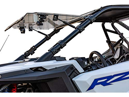 Superatv Scratch Resistant 1/4  Polycarbonate Flip Utv Winds