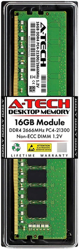 Memoria Pc Desktop 16gb Ddr4 2666 Mhz Udimm Pc4-21300 288pin