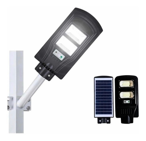 Foco 60w Luminaria Con Panel Solar Control Remoto Con Envio