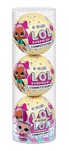 L.o.l. ¡sorpresa! Confeti Pop Paquete De 3 Showbaby Rr 3 Mu