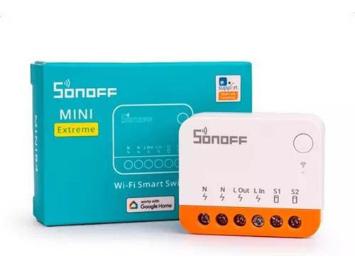 Relé Mini 1 Canal Wifi Sonoff R4 Extreme Ewelink