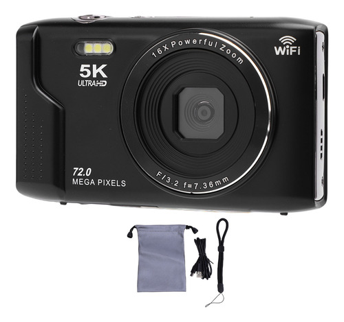 Cámara Digital Uhd 5k Retro 72mp 16x Zoom Af Pantalla 2.8 Pu