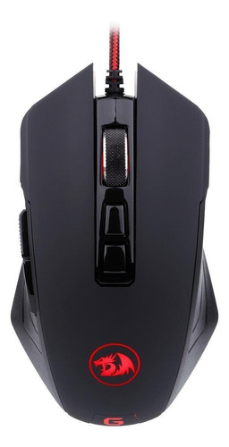 Mouse gamer de juego Redragon  Dagger M715 negro