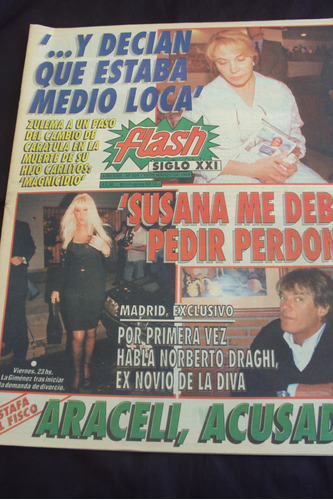 Revista Flash # 929 (10/3/98) Tapa Macri Y Flavia Palmiero