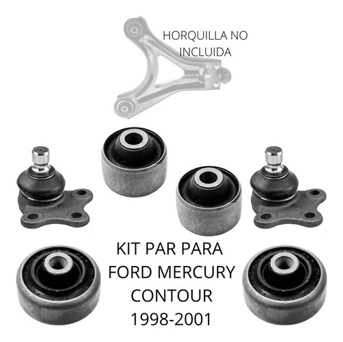 Kit Bujes Y Par Rotulas Para Ford Mercury Contour 1998-2001